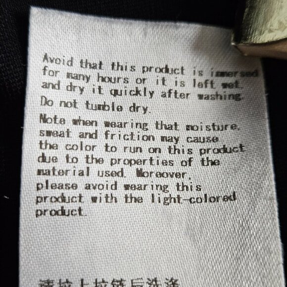 Atsuro Tayama Pants Womens US 10 Black Skinny Stretch Made In Japan Goth EUR 42 - Picture 16 of 16